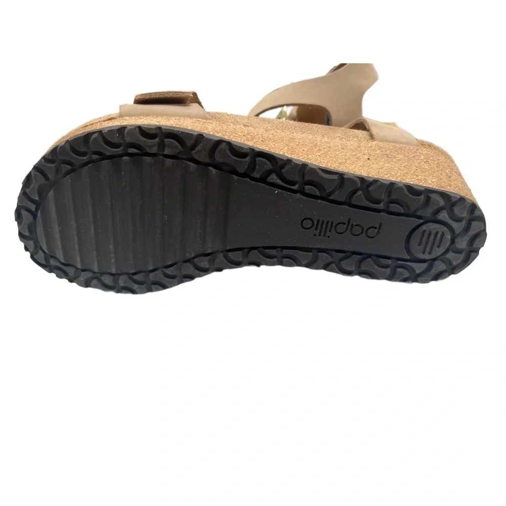 Papillio By Birkenstock Soley Ring Buckle Wedge Sandals Sandcastle Size L 10 41